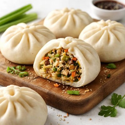 Veggie baozi