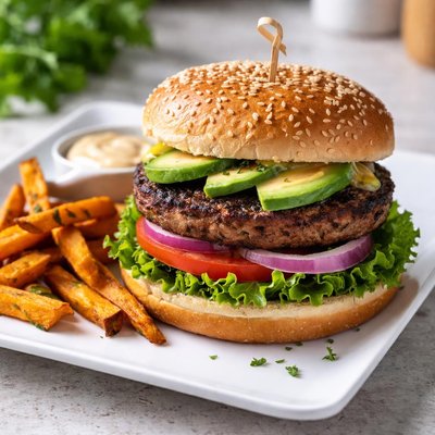 Veggie beyond burger