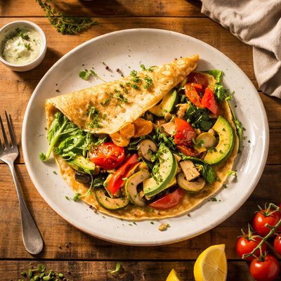 Veggie crepe