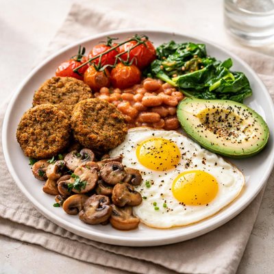 Veggie full breakfast
