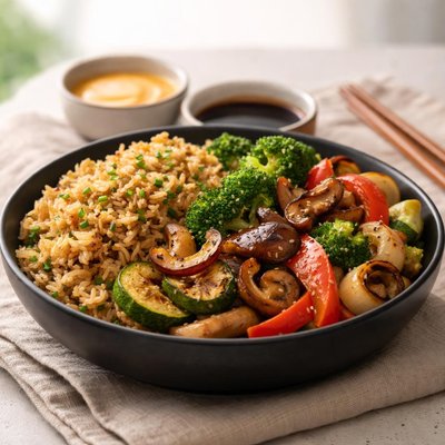 Veggie hibachi grill