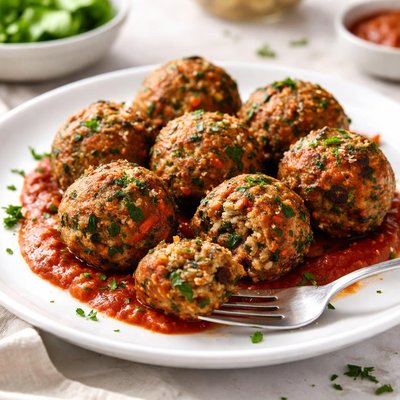 Veggie meatballs