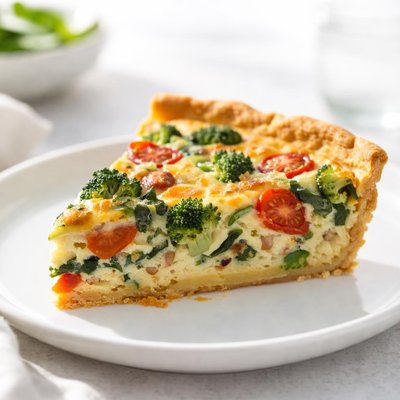 Veggie medley quiche