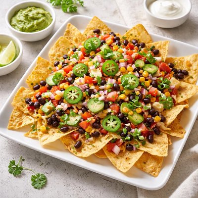 Veggie nacho chips