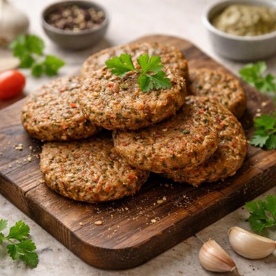 Veggie sausage patties