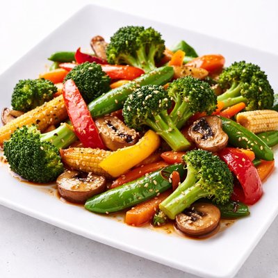 Veggies with soy sauce