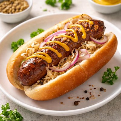 Venison brat