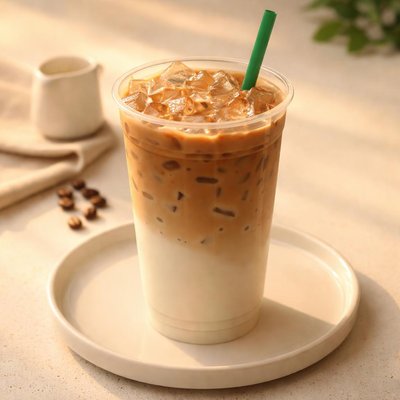Venti iced latte starbucks