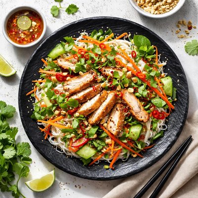 Vermicelli chicken salad