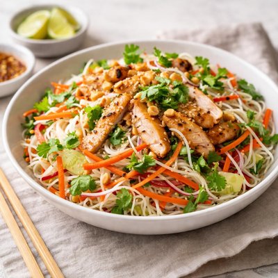 Vermicelli salad chicken