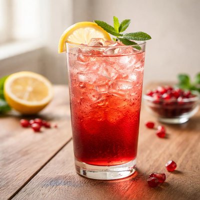 Verre de grenadine