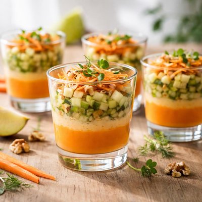 Verrine carotte et granny