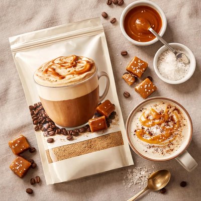 Victor alens sweet and salty caramel cappuccino mix