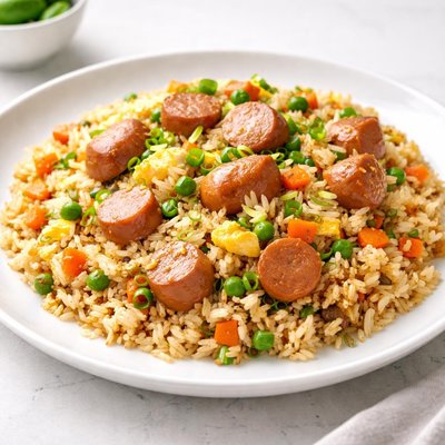 Vienna sausage fried rice