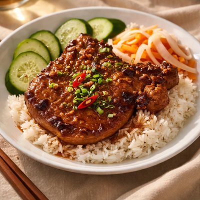 Vietnamese braised pork chop
