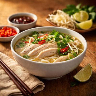 Vietnamese chicken pho