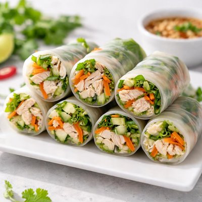 Vietnamese chicken roll