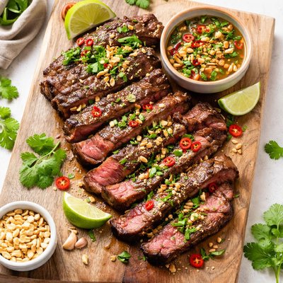 Vietnamese marinated steak