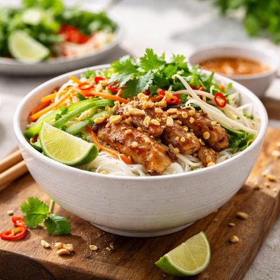 Vietnamese noodle bowl