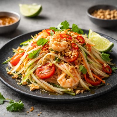 Vietnamese papaya salad