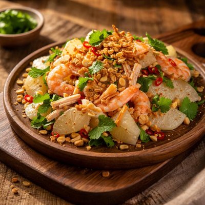 Vietnamese pomelo salad