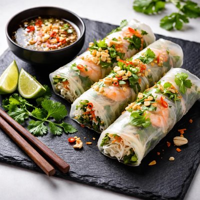 Vietnamese rice roll