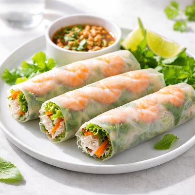 Vietnamese shrimp spring roll