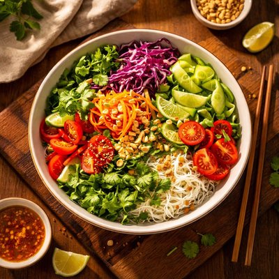 Vietnamese veggie salad