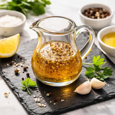 Vinegar oil dressing