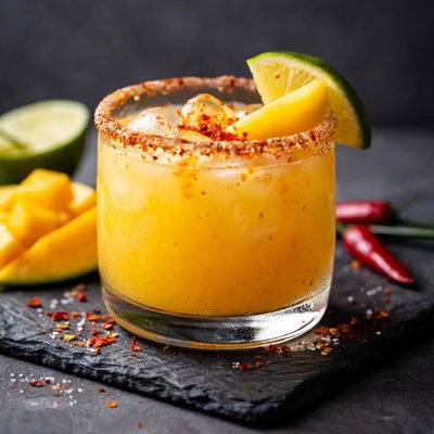 Virgin mango chile margarita
