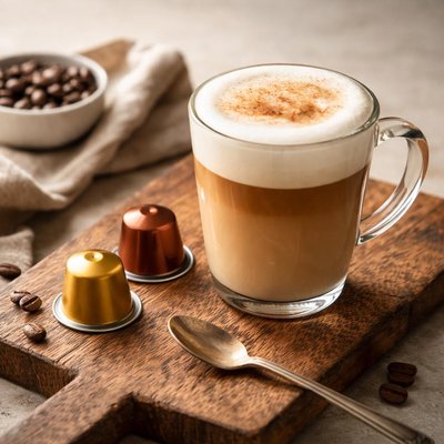Vittoria coffee capsule latte
