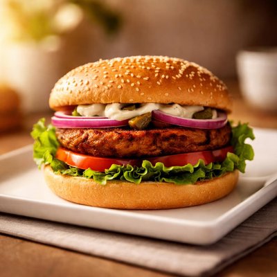 Vivera plant veggie burger