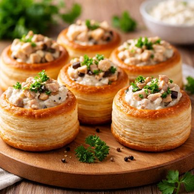 Vol-au-vent with filling