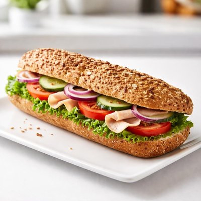 Volkoren baguette broodje