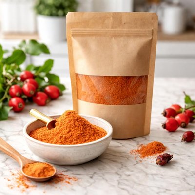 Vom achterhof bio hagebutten pulver