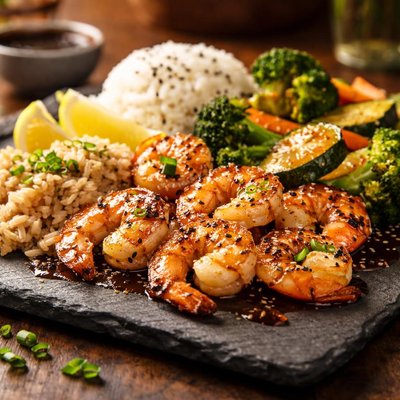 Waba grill shrimp plate