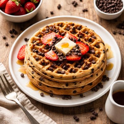 Waffle chocolate chip natures path
