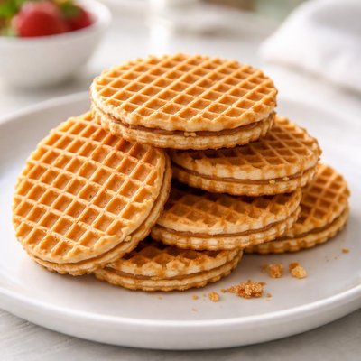 Waffle cookie