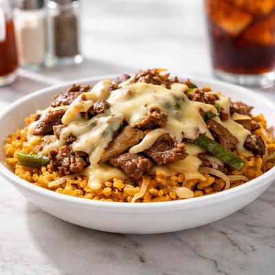 Waffle house cheesesteak melt hashbrown bowl