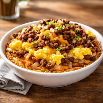 Waffle house hashbrown bowl