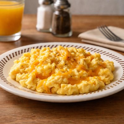 Waffle house scrambled cheese eggs