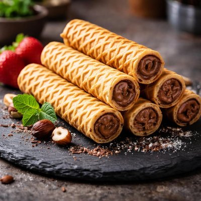 Waffle roll