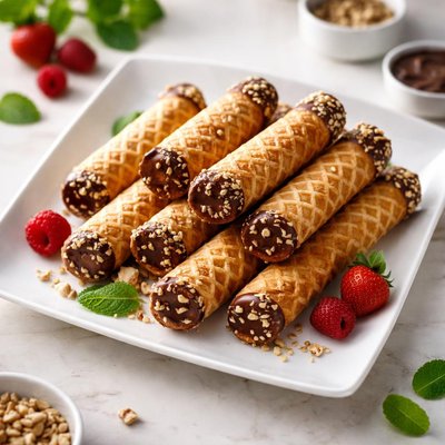 Waffle rolls