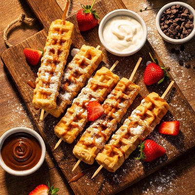 Waffle sticks