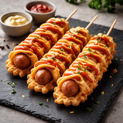 Waffle time hotdog waffle