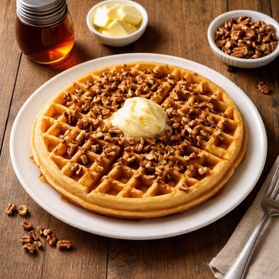 Wafflehouse pecan waffle