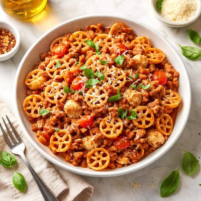 Wagon wheel pasta
