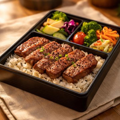 Wagyu beef bento box