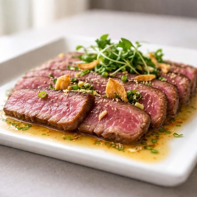 Wagyu beef tataki