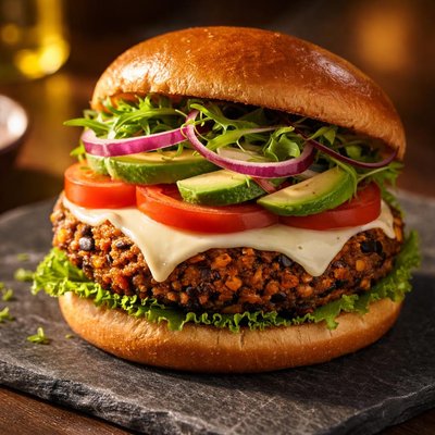 Wahlburgers veggie burger